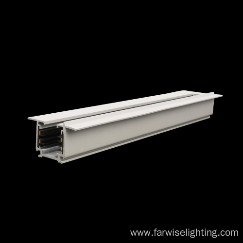 thicken 4wire 3phases aluminum led track profile track lighting rail led lighting rail
